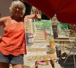 Tuscany painting holiday, art vacation, learning to draw in italy