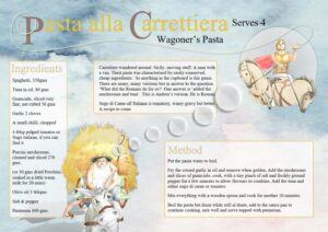 Pasta alla Carretiera, Wagoners Pasta, Card with no ads
