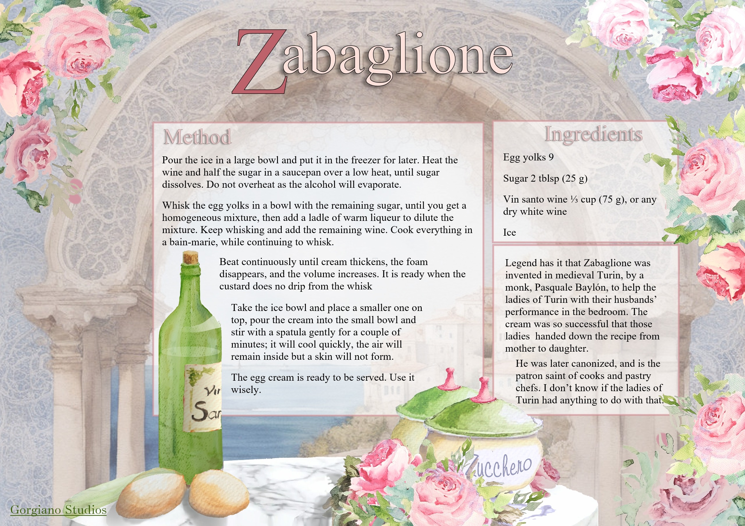 zabaglione recipe no ads