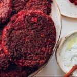 Beetroot fritter Gorgiano recipe for painting holiday in italy